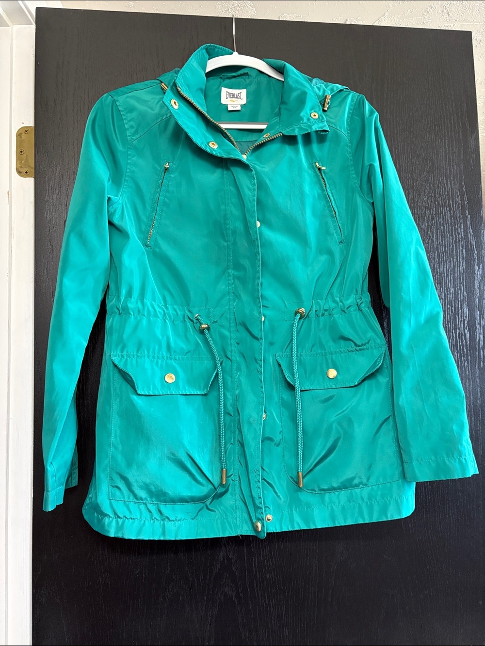 Everlast Teal Utility Anorak with Drawstring Waist